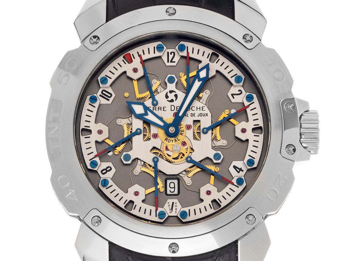 Pierre DeRoche TNT Royal Retro 43 Ref.TNT10005ACTIO-001CRO 2013 Full Set wie Neu