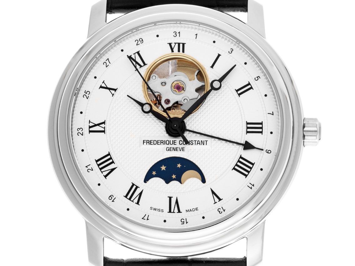 Frederique Constant Classic Heart Beat Mondphase Ref.FC-335MC4P6 Full Set Neu