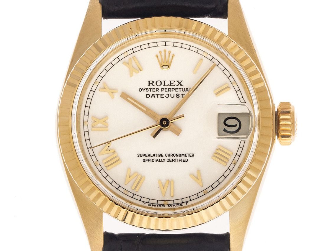 Rolex Datejust Medium Ref.6827 1977 Box&Beschreibung sehr gut Vintage