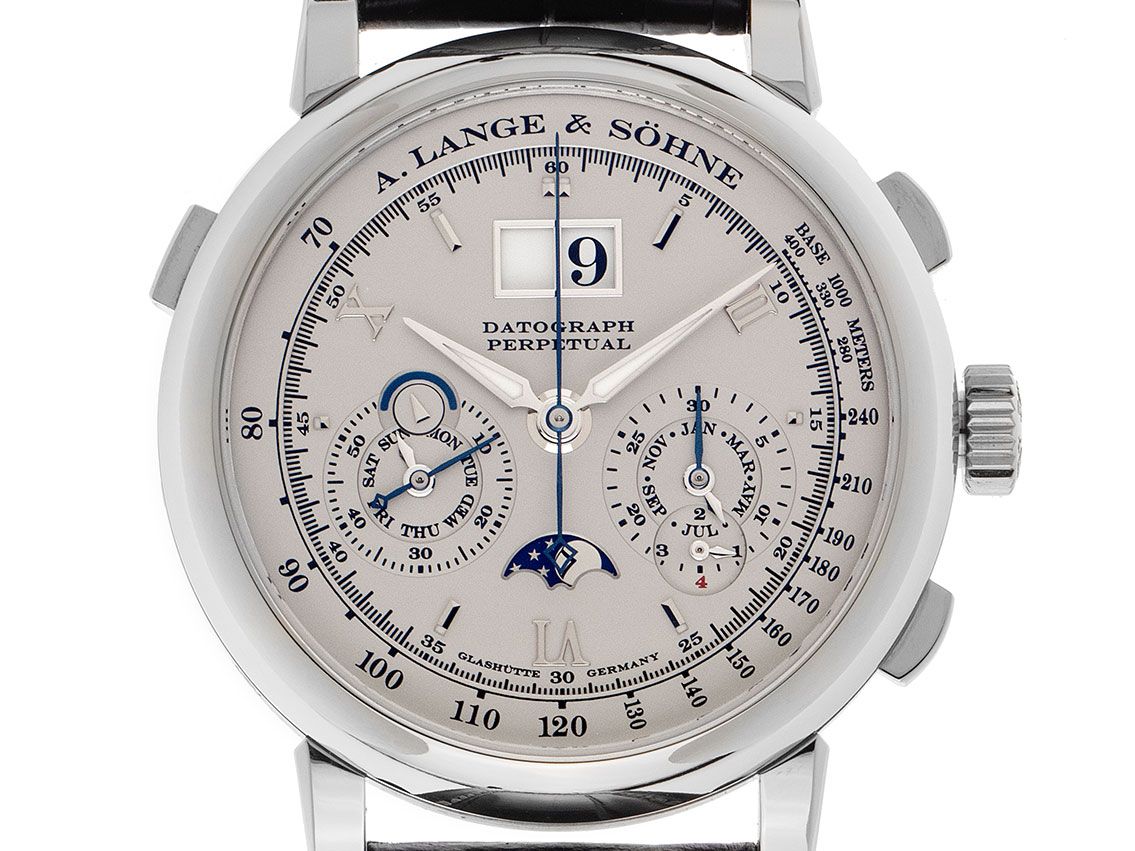 A. Lange & Söhne Datograph Perpetual Ref.410.025 E  Full Set Ungetragen