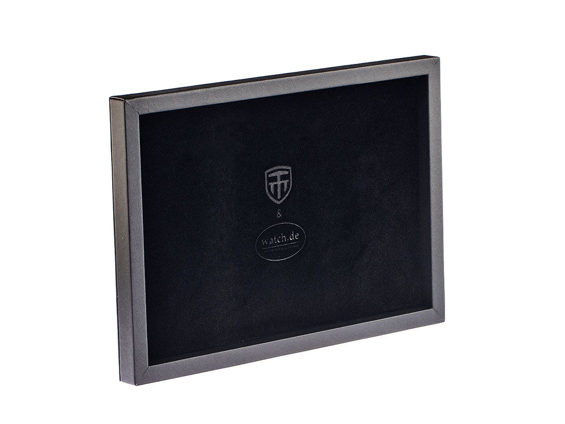 Tempomat Präsentationstablett Leder Schwarz 335 x 235 x 22mm Neu