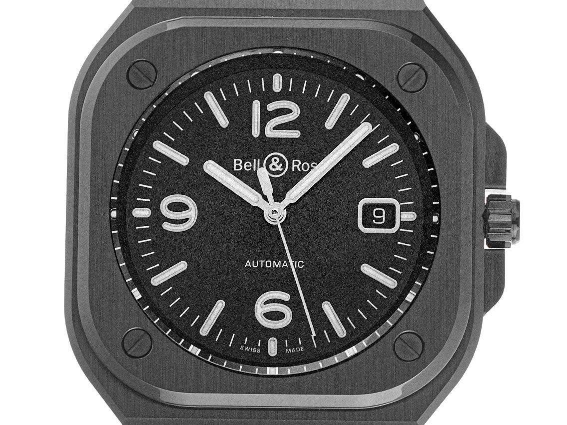 Bell & Ross BR 05 Black Ceramik Ref.BR05A-BL-CE SCE 2024 Full Set Neu