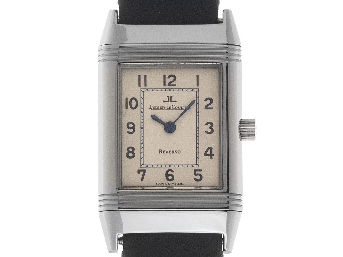 Jaeger-leCoultre Reverso - Edelstahl - Armand Leder Faltschließe 