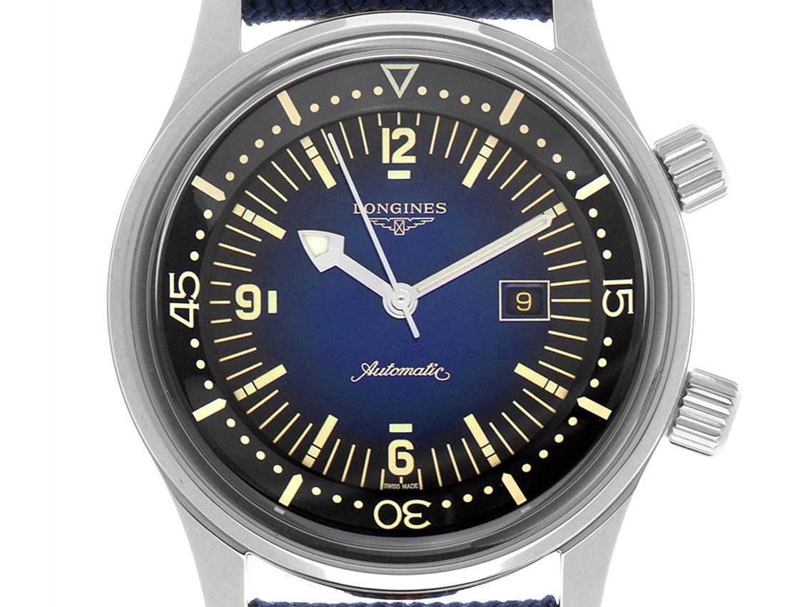 Longines Legend Diver Watch Ref.L3.774.4.90.2 2024 Full Set Ungetragen