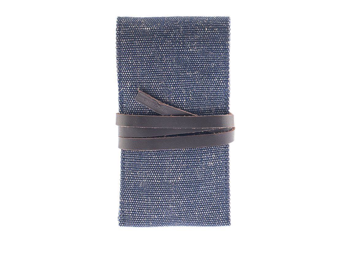 Breitling Reiseetui Textil Blau