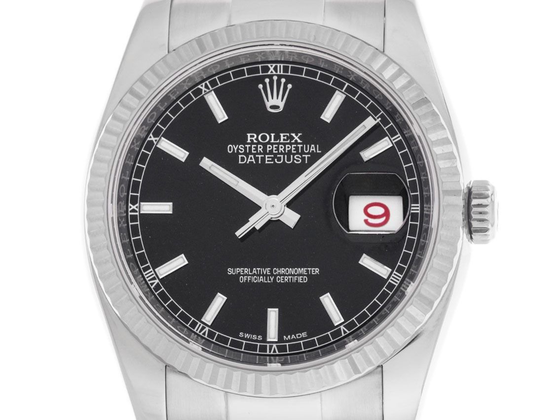 Rolex Datejust Roulette Ref.116234 2015 Full Set sehr gut Vintage