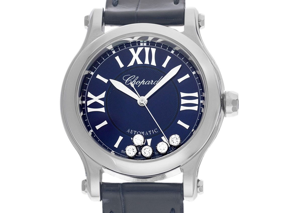 Chopard Happy Sport Diamanten Ref.278573-3016 2025 Full Set Ungetragen