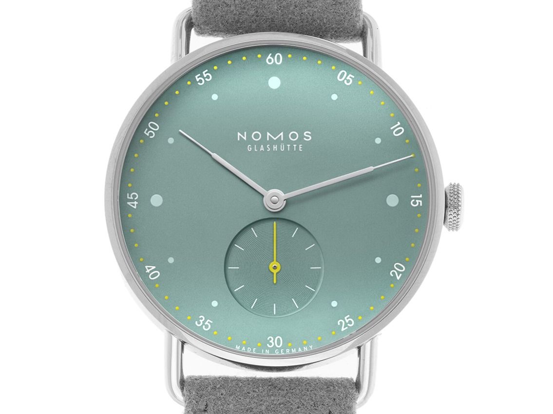 Nomos Glashütte Metro Sage Ref.1124 2026 Full Set Neu