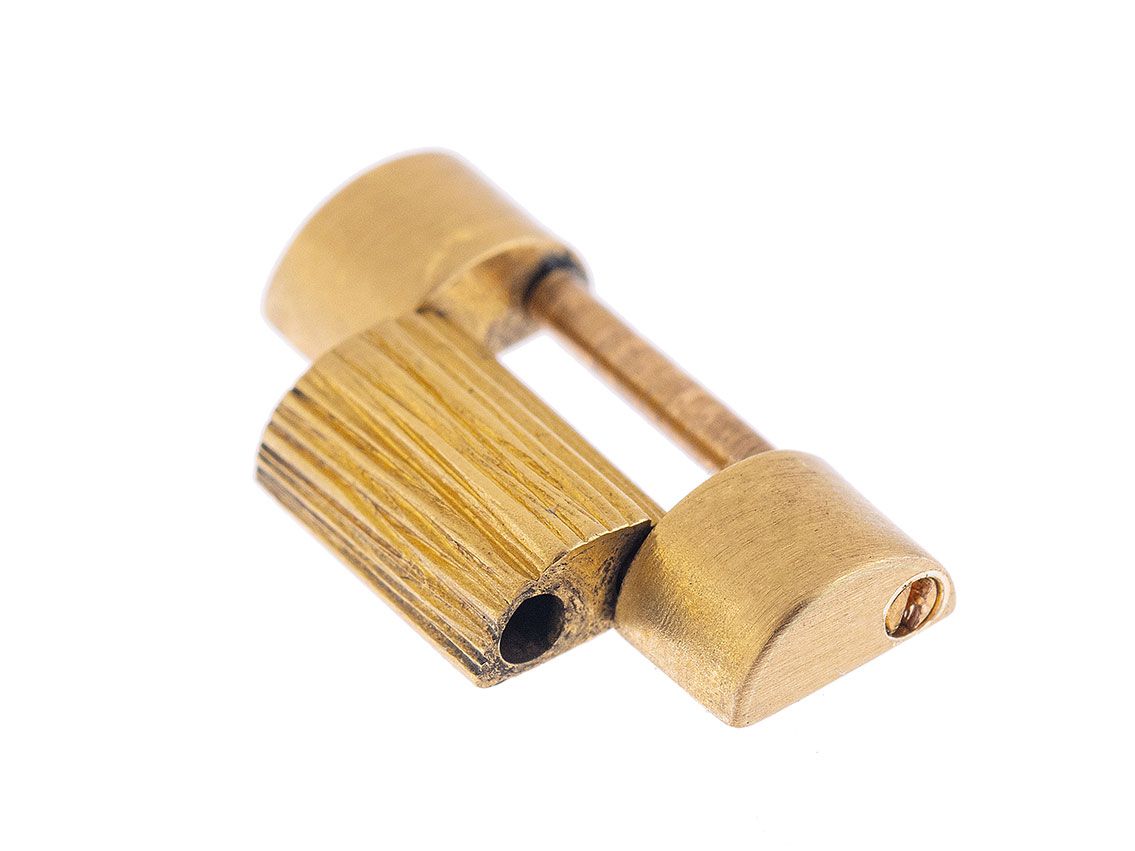 Rolex Zubehör - Ersatzglied Präsident Rindengravur 18kt Gelbgold 2,0g 16,3mm