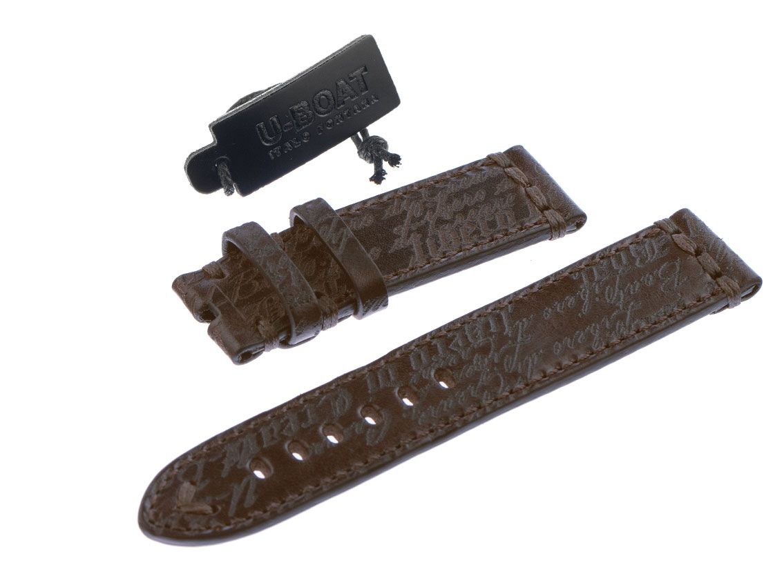 U-Boat Libero Di Creare Zubehör Armband Leder Schriftzug lasergraviert