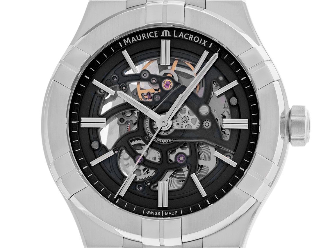 Maurice Lacroix Aikon Automatic Skeleton Ref.AI6008-SS002-030-1 2025 Full Set Neu Neuheit 