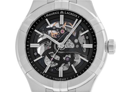 Maurice Lacroix Aikon Automatic Skeleton Ref.AI6008-SS002-030-1 2025 Full Set Neu Neuheit