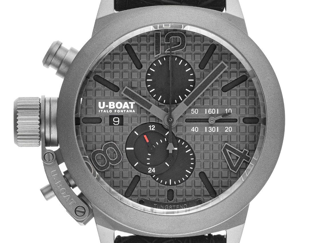 U-Boat Classico 45 Titanium Tungsten Gray Ref.3002 Full Set Neu