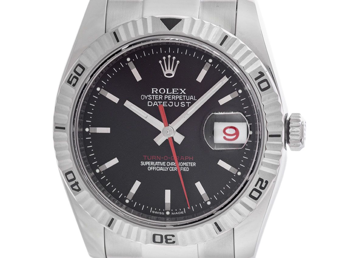 Rolex Datejust Turn-O-Graph Red Date Ref.116264 2005 Box&Beschreibung sehr gut Vintage 