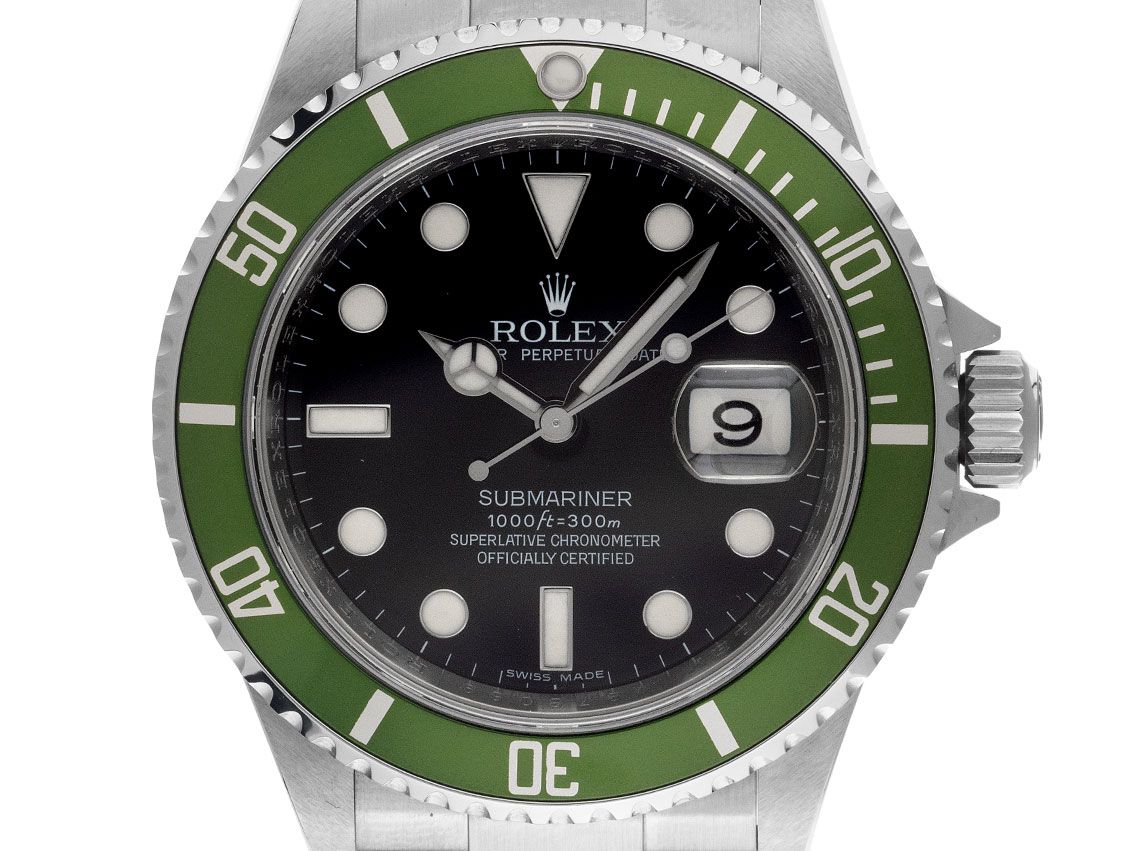 Rolex Submariner Kermit Ref.16610LV 2008 Box&Beschreibung sehr gut Vintage