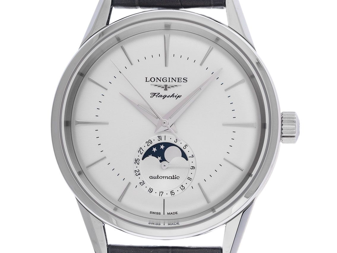 Longines Flagship Heritage Mondphase Ref.L4.815.4.72.2 Bj.2026 Full Set Ungetragen
