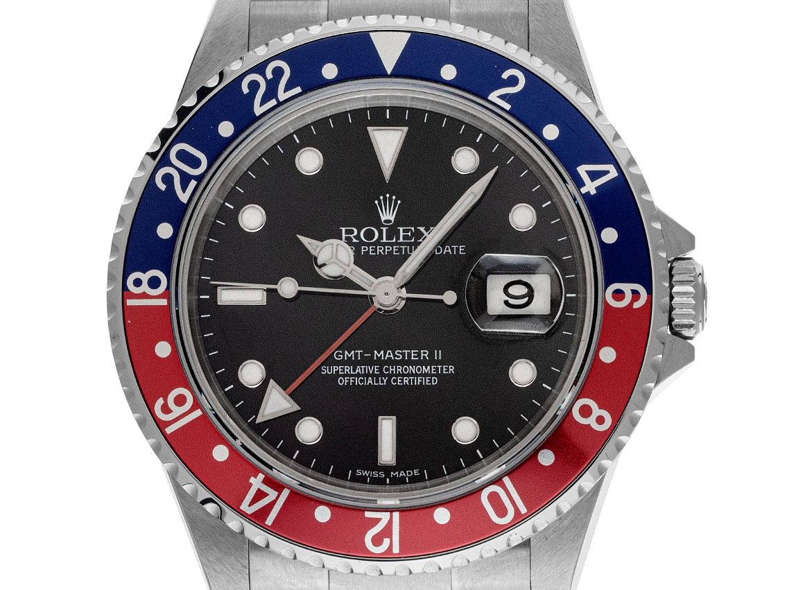 Rolex GMT Master II Pepsi Ref.16710 2006 Full Set sehr gut Vintage