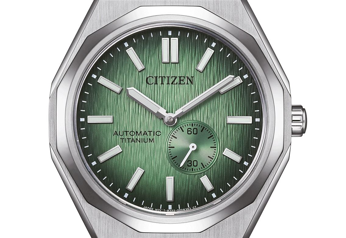 Citizen Zenshin 60 Titanium Green Dial - Titan - Armand Titan