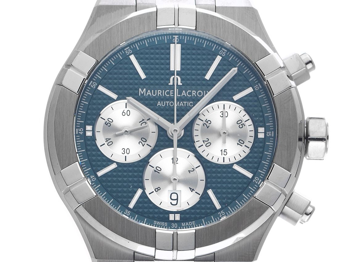 Maurice Lacroix Aikon Chronograph Ref.AI6018-SS002-630-1 Full Set Neu