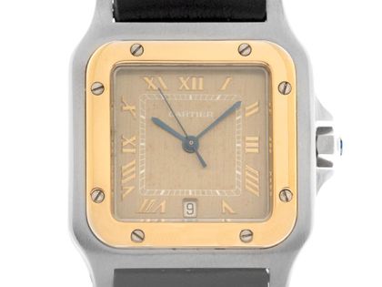 Cartier Santos Galbee GM Ref.187901 1995 Box&Beschreibung sehr gut Vintage