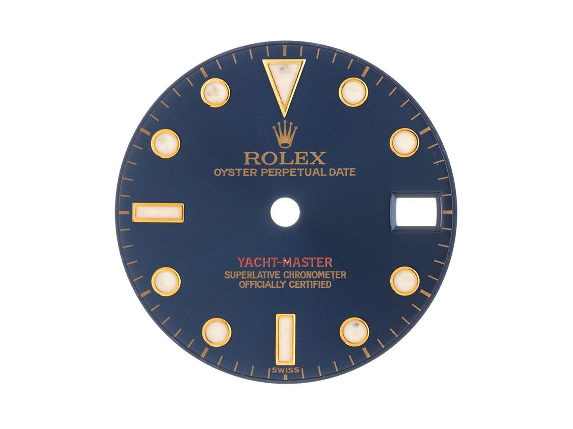 Rolex Zubehör - Zifferblatt Yachtmaster Blue Dial 29mm Vintage