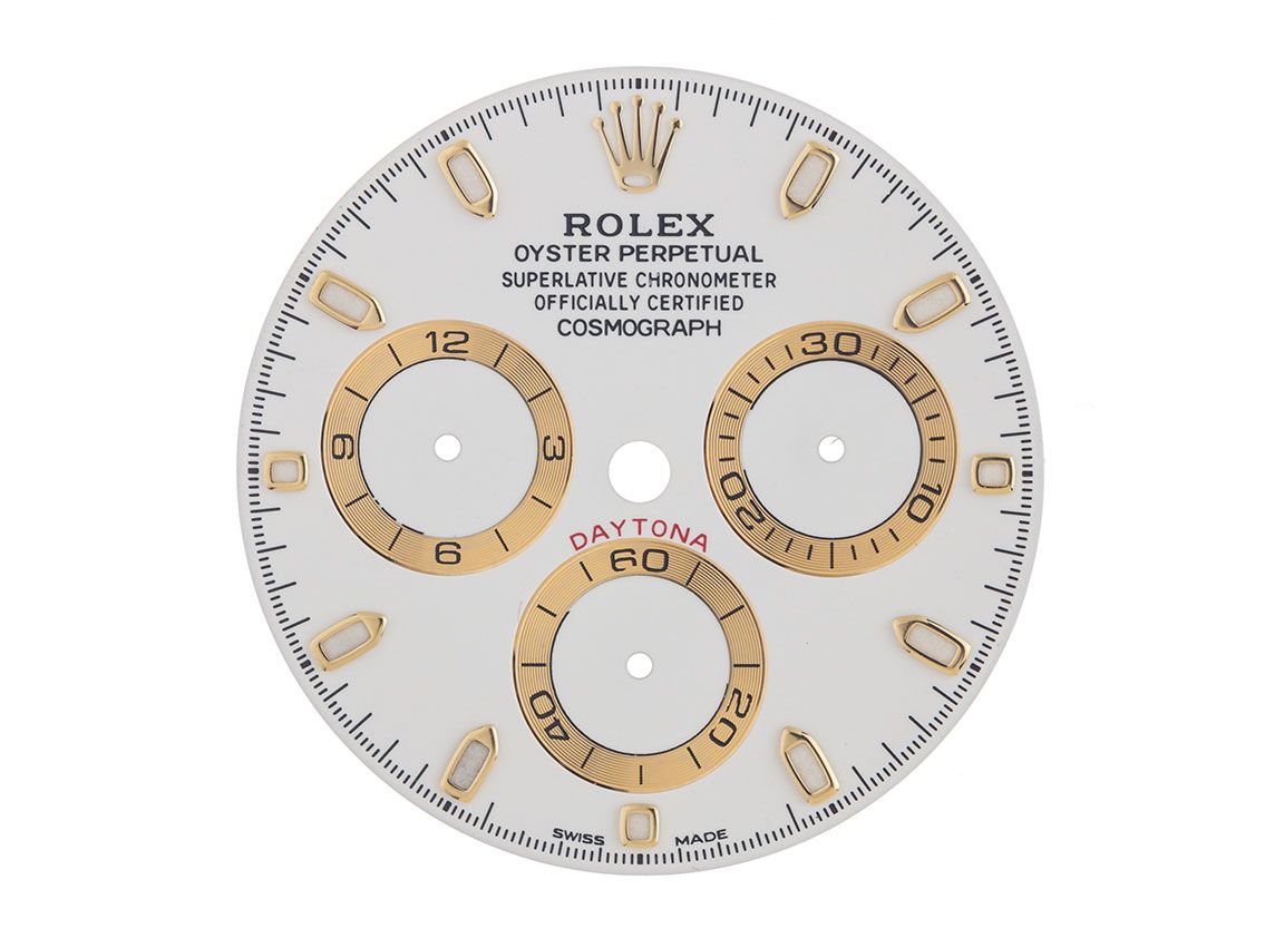 Rolex Zubehör - Zifferblatt Daytona 40mm Vintage Ref.116518 + 116523