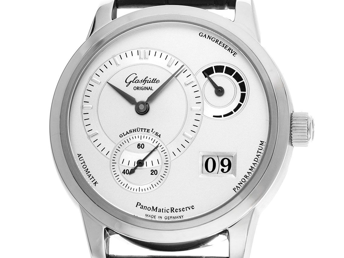 Glashütte Original PanoMatic Reserve Ref.90-03-02-02-04 2007 Full Set wie Neu Vintage