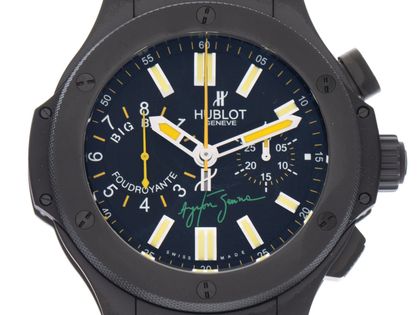Hublot Big Bang Ayrton Senna Chronograph Ref.315.Cl.1129.RX.AES09 2009 original Box wie Neu Vintage Limitiert