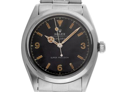 Rolex Explorer Ref.5500 1957 Full Set original unpoliert Vintage