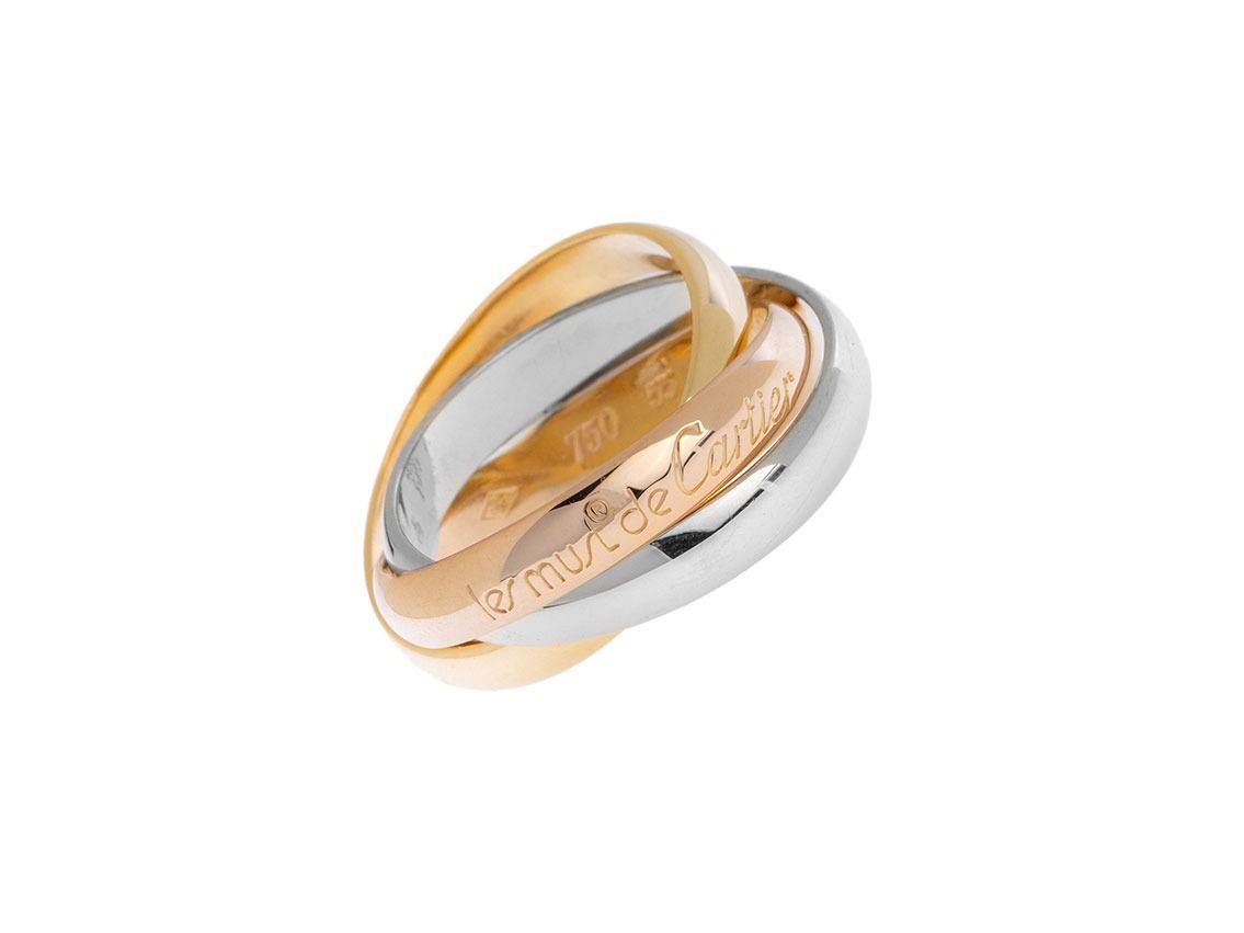 Cartier Ring Trinity 18kt Weiß/Gelb/Roségold 8,3g