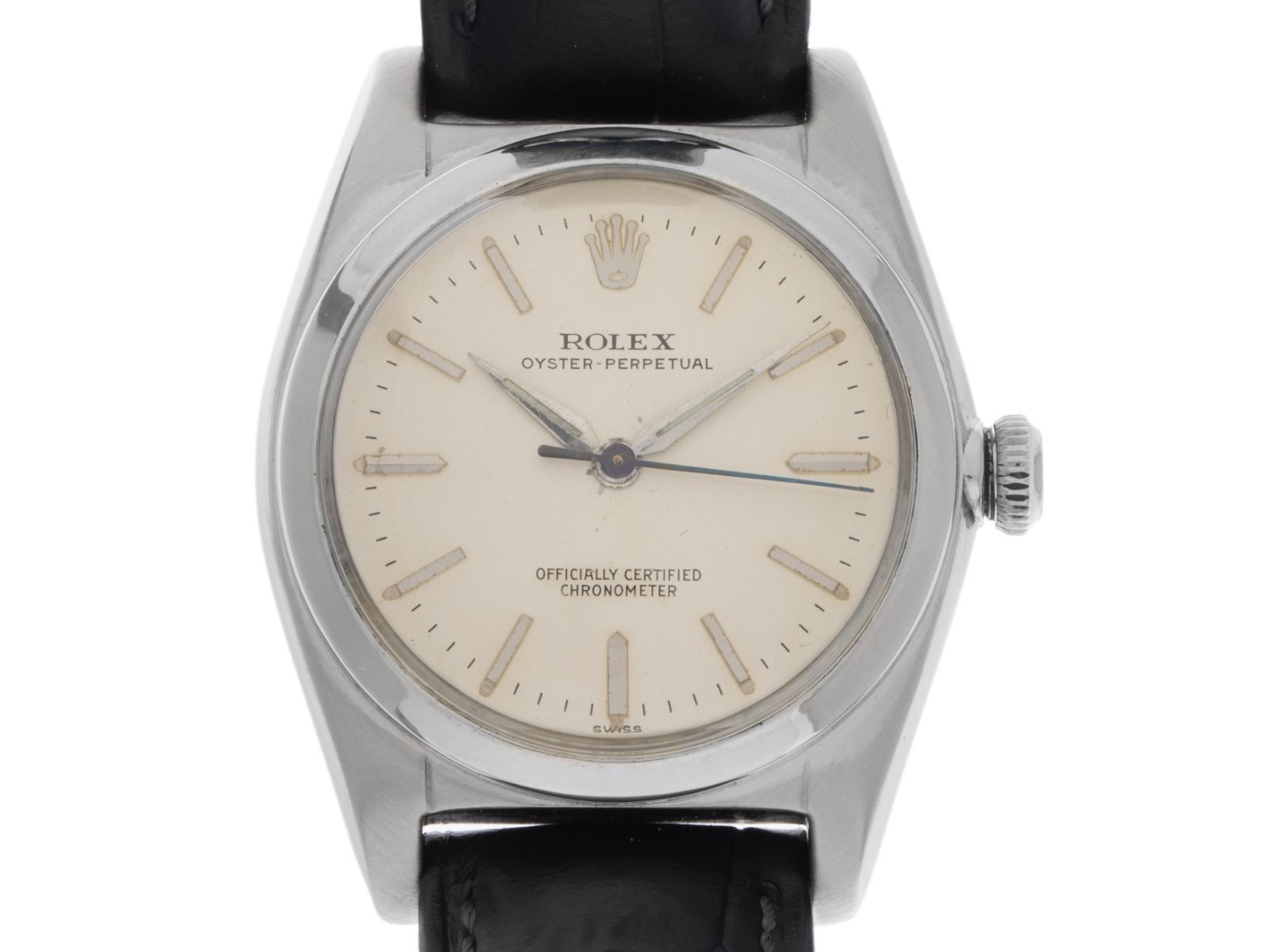 Rolex Oyster Perpetual Bubble Back Ref.6050 1962 original Box sehr gut Vintage