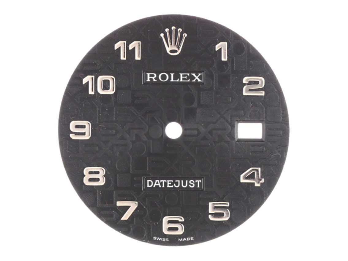 Rolex Zubehör - Zifferblatt Datejust Jubileé Black Dial 36mm Vintage Ref.16233 + 116233