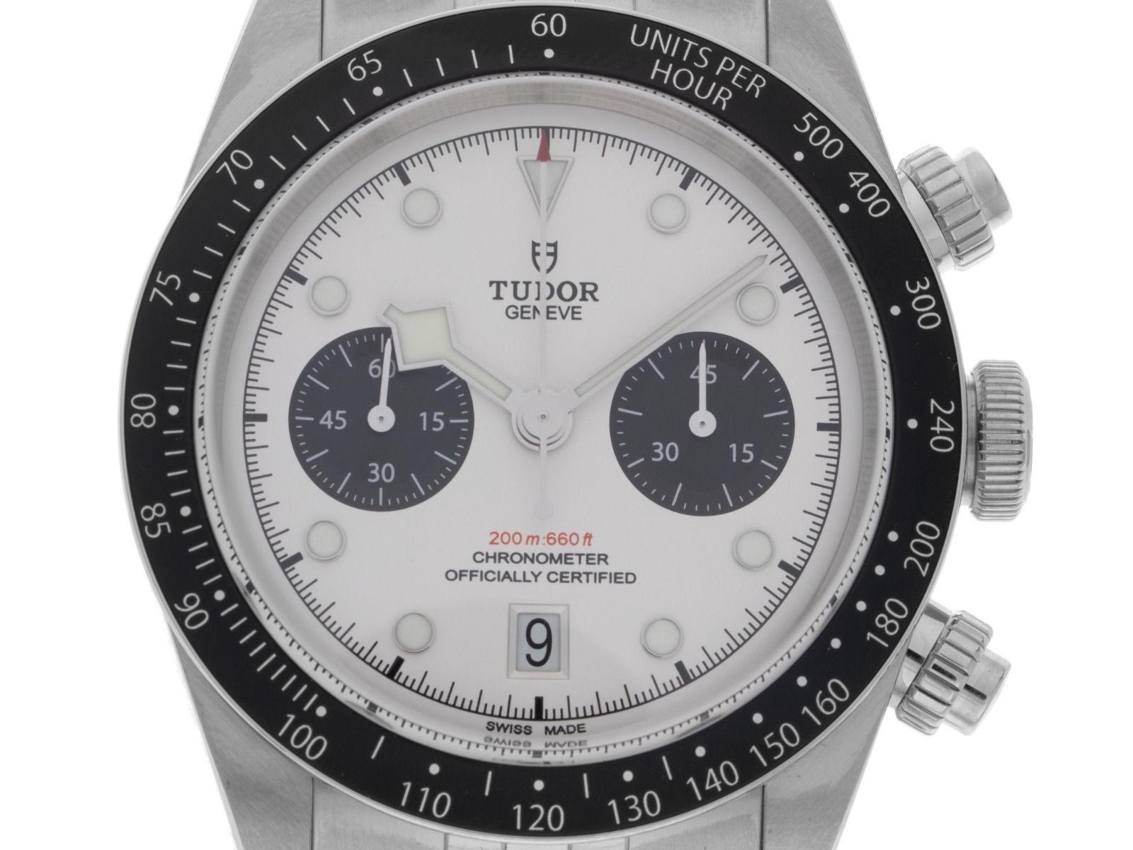 Tudor Black Bay Chrono Panda Ref.M79360N-0014 2025 Full Set Ungetragen