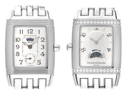 Jaeger-leCoultre Reverso Duetto Dia Ref.296.8.73 2007 Full Set wie Neu Vintage