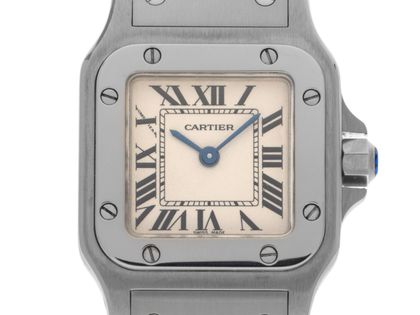 Cartier Santos Galbee Lady PM Ref.1565 2002 Full Set wie Neu Vintage