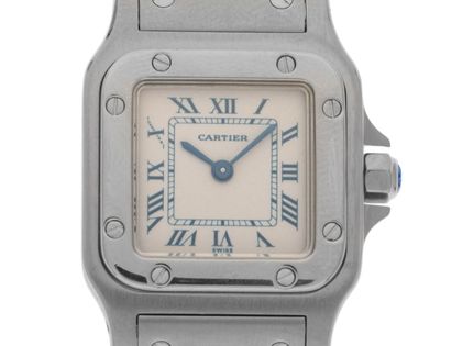 Cartier Santos Galbee Lady PM Ref.1565 2003 Box&Beschreibung sehr gut Vintage