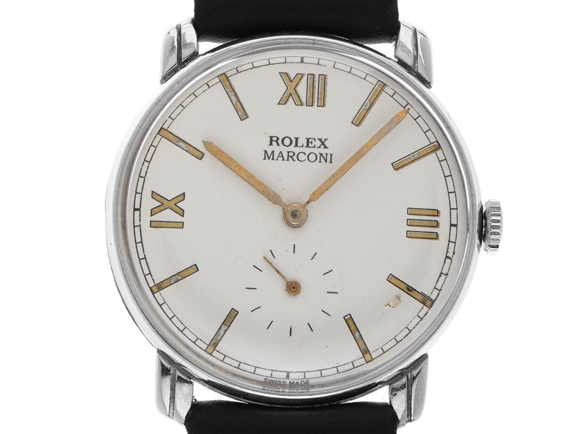 Rolex Marconi kleine Sekunde 1942 original Box sehr gut Vintage