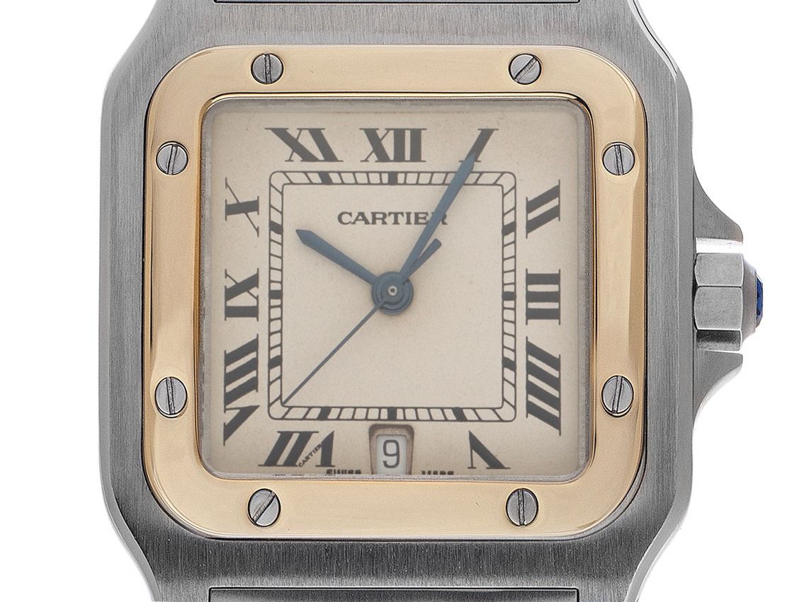 Cartier Santos Galbee GM Ref.187901 1998 Full Set sehr gut Vintage