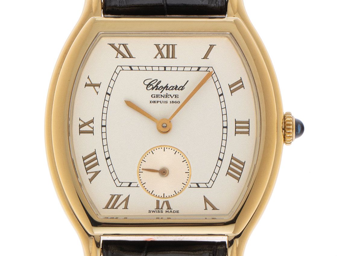 Chopard Tonneau kleine Sekunde Ref.2246 1998 original Box sehr gut Vintage