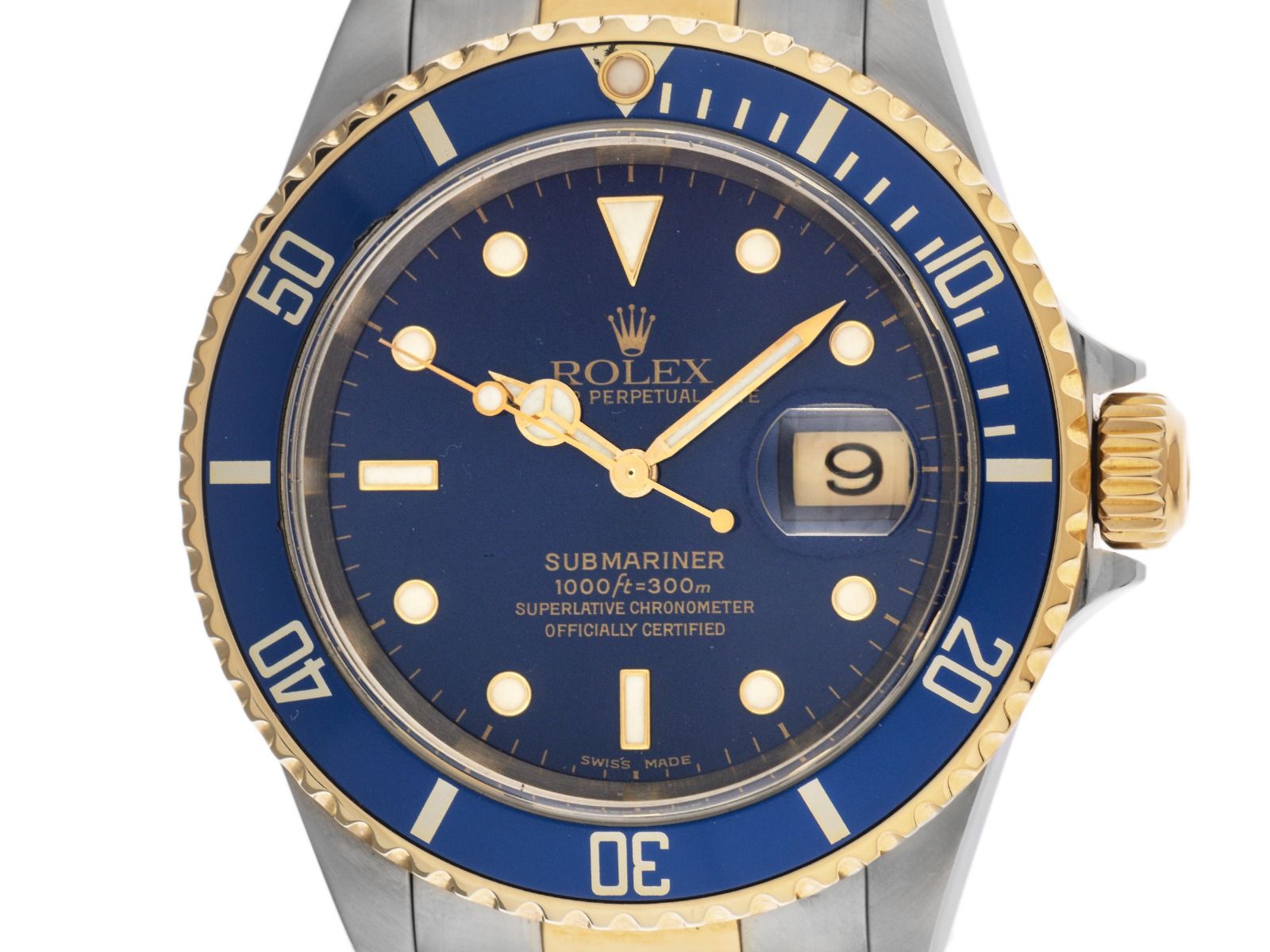 Rolex Submariner Date Sultan Ref.16613 2003 Full Set gut Vintage