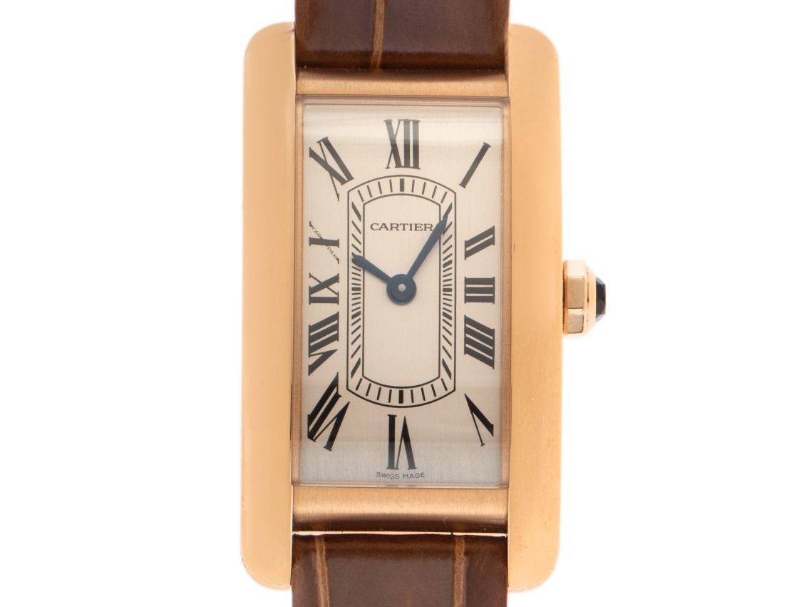 Cartier Tank Américaine PM kleines Modell Ref.WGTA0133 2025 Full Set Ungetragen