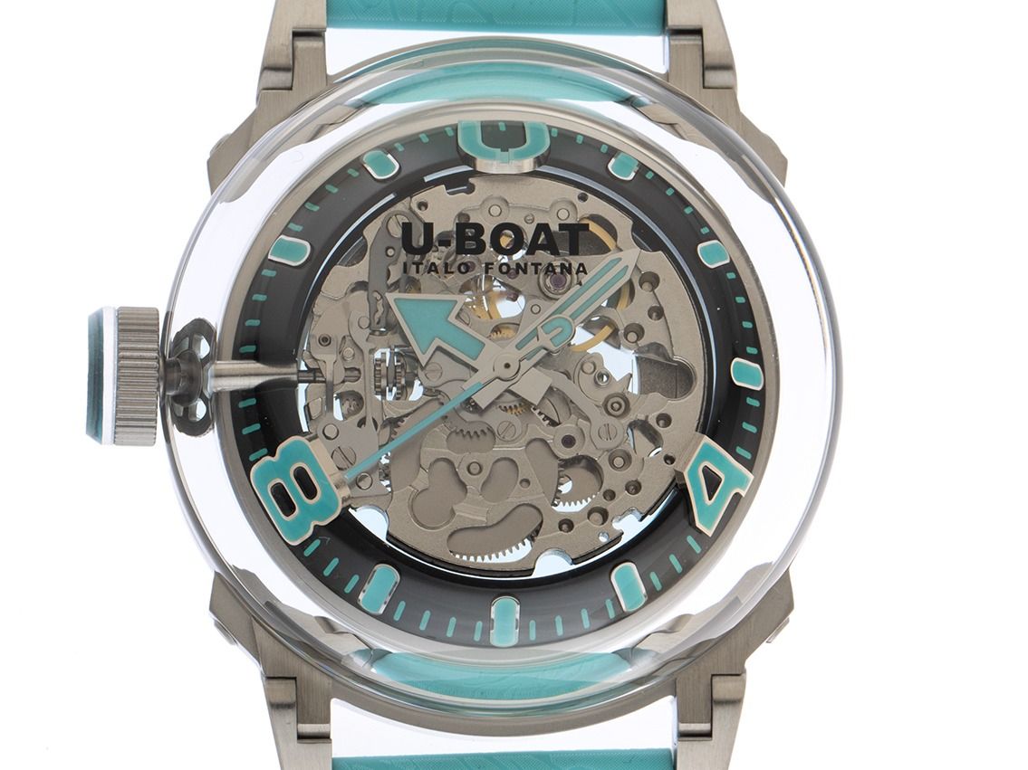 U-Boat U-65 AUTOMATIC 44MM SS TURQUOISE Ref.3345 Full Set Neu 