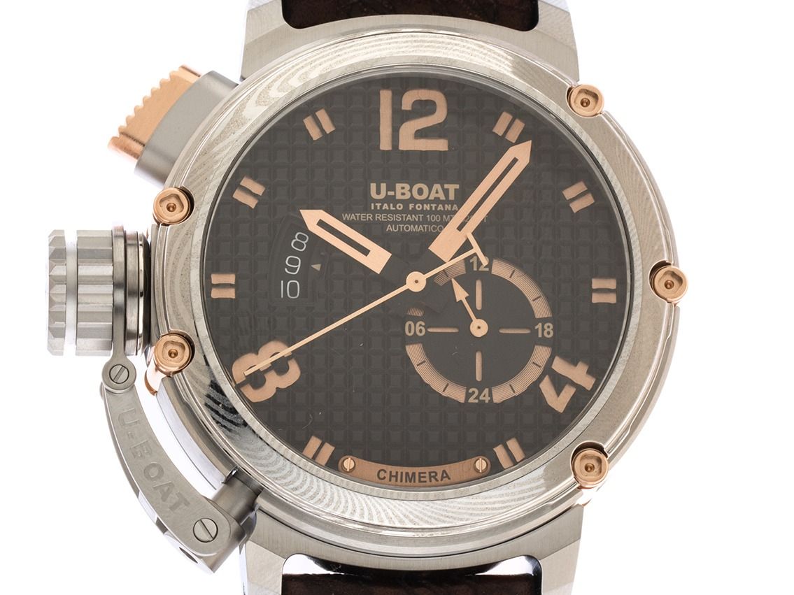 U-Boat CHIMERA DAMASCO BRONZE Ref.3006 Full Set Neu