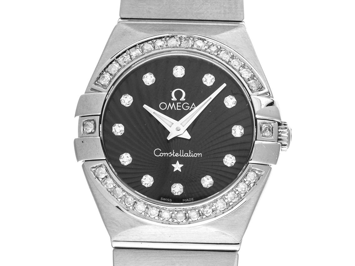 Omega Constellation Lady Diamanten Ref.123.15.24.60.51.001 2012 Box&Beschreibung wie Neu Vintage