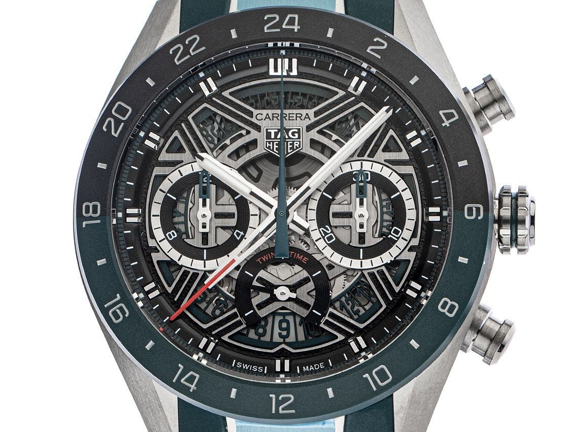 Tag Heuer Carrera Chronograph Extreme Sport Twin-Time Ref.CBU2084.FT6297 2025 Full Set Ungetragen