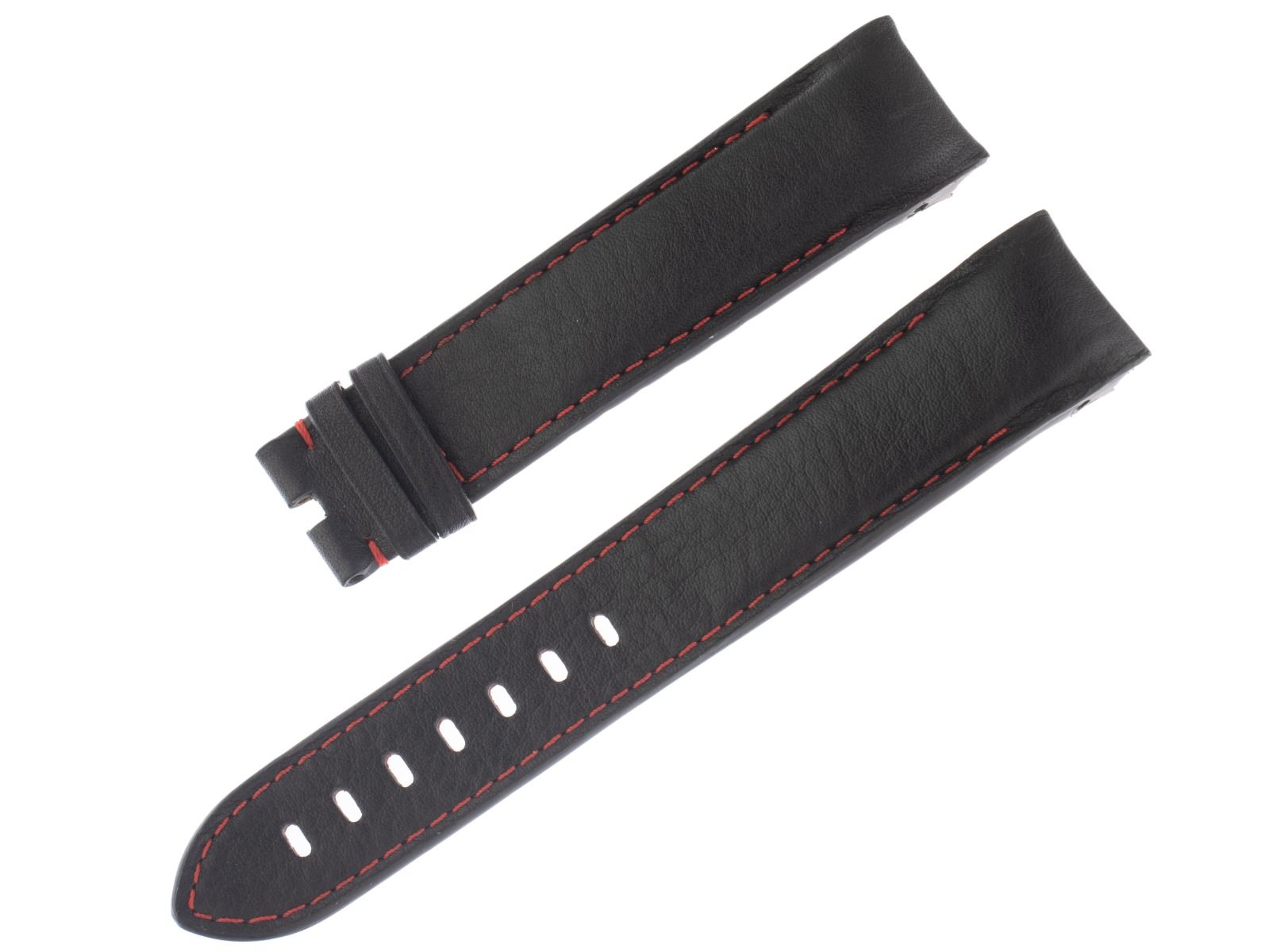 Graham Zubehör Armband Leder schwarz 22mm