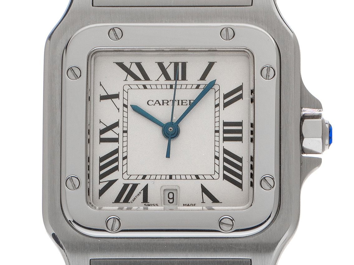 Cartier Santos Galbee GM großes Modell Ref.1564 1999 BoxBeschreibung wie Neu Vintage