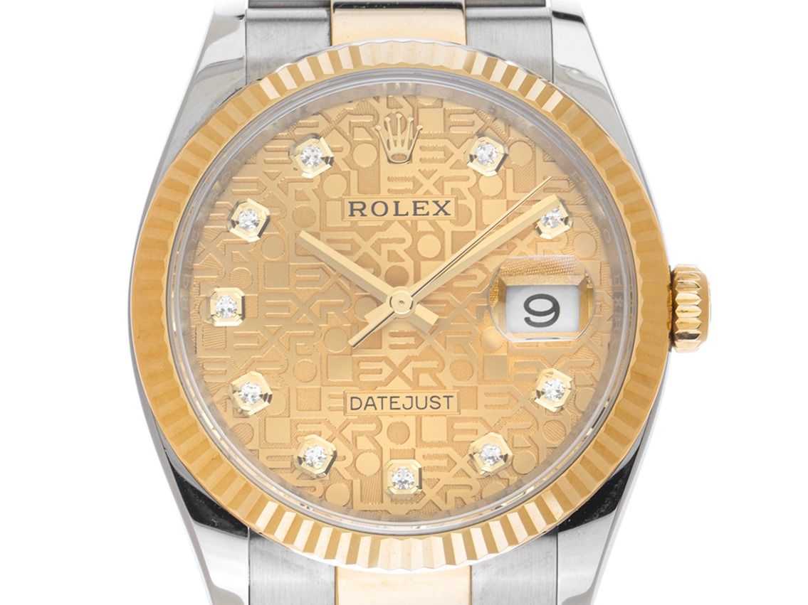 Rolex Datejust Jubilee Diamanten Ref.126233 2018 Full Set wie Neu Vintage