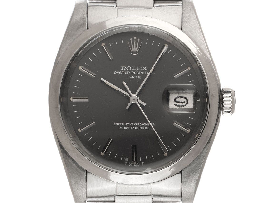 Rolex Oyster Perpetual Date open 6/9 Ref.1500 1977 Box&Beschribung sehr gut Vintage