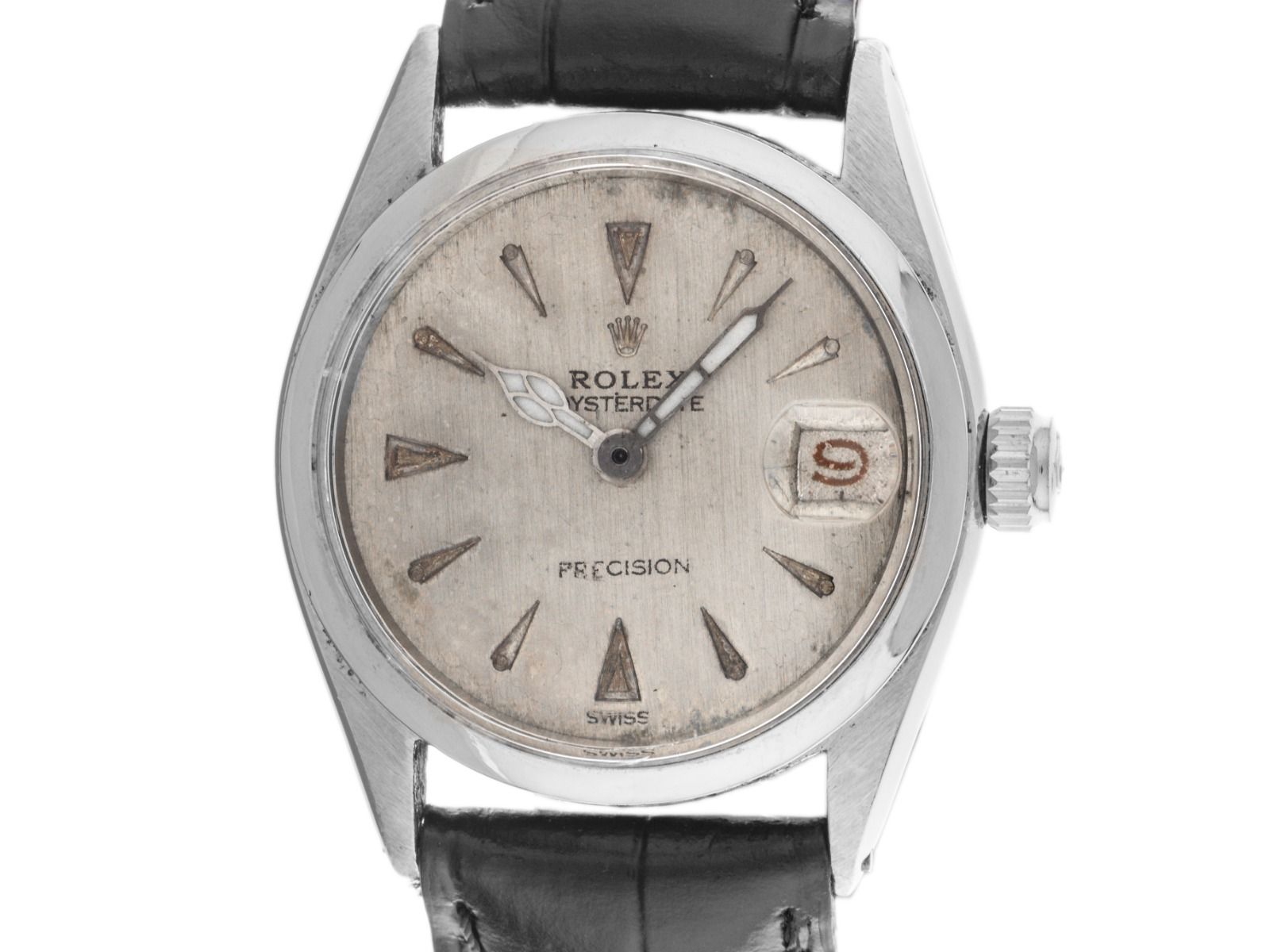 Rolex Oysterdate Precision Red Date Ref.6266 1953 original Box sehr gut Vintage
